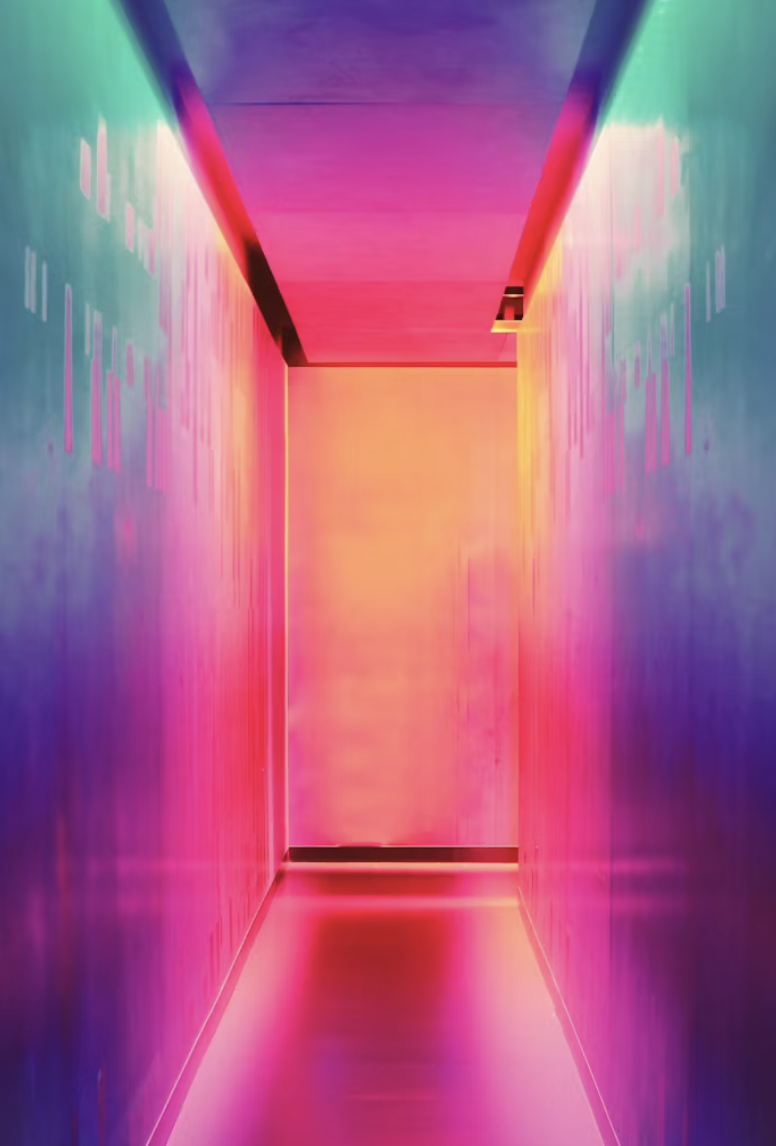 Colorful doorway
