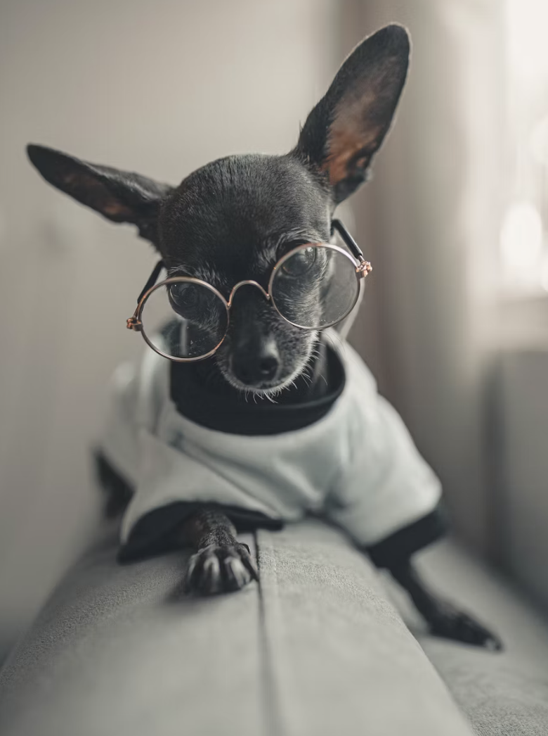 Person with binoculars